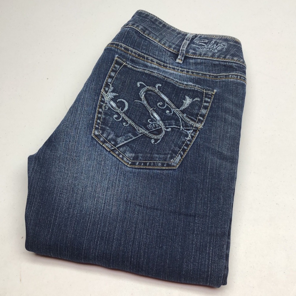 VINTAGE SILVER LYDIA BOOTCUT JEANS JEANS 32x33 ⭐️